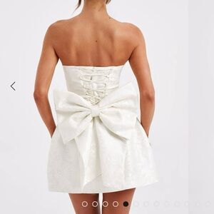 ELENORA MINI DRESS - IVORY